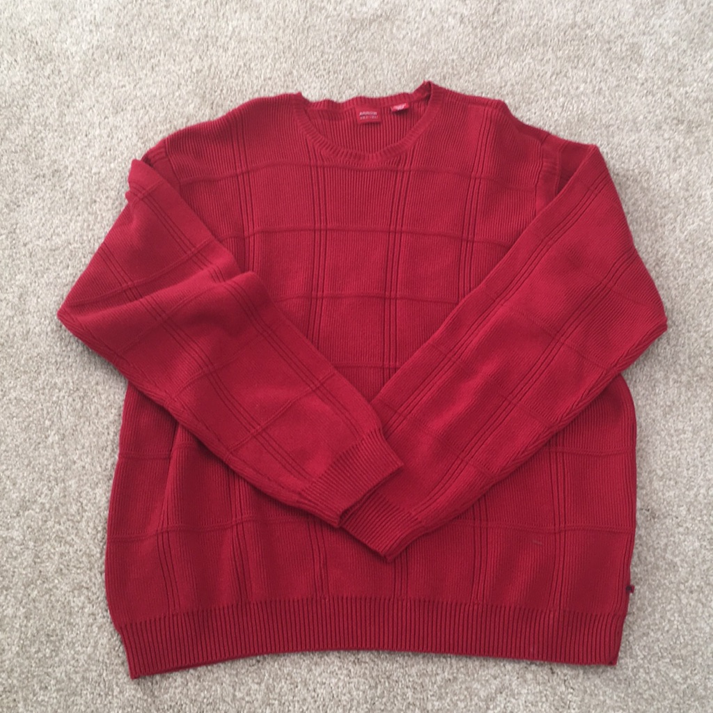 Red Patterned Sweater
